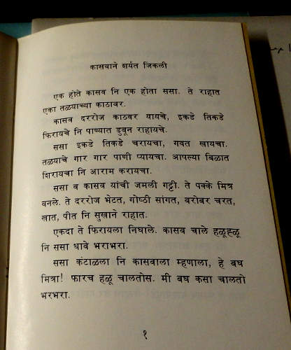 Sanskrit Text printed by Mason
                      Hale