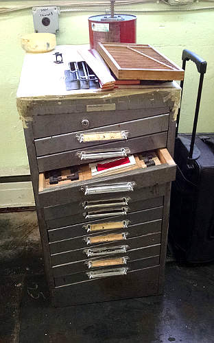 Linotype Sorts Cabinet for sale