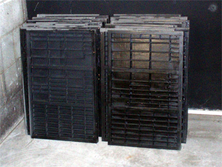 Black Painte 3/4 sized Type Cases