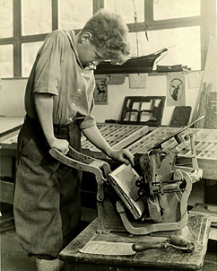 Kelsey Press at Fieldston School circa 1930