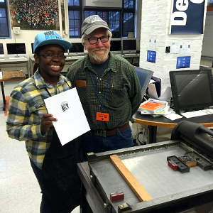 Student Printing at Fieldston Press