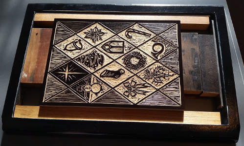 Mark Allen's hand-carved WoodEngraving