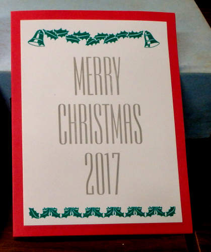 Barry's Christmas Card