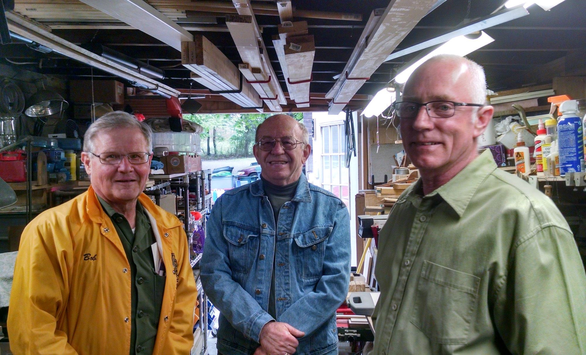 Three Distinguished Visitors to the Shop