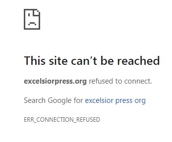 This site cannot be reached