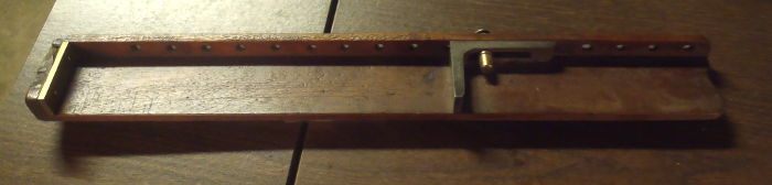 R.Hoe Wooden Composing Stick circa 1900