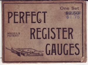 Megill's Perfect Register Gauge