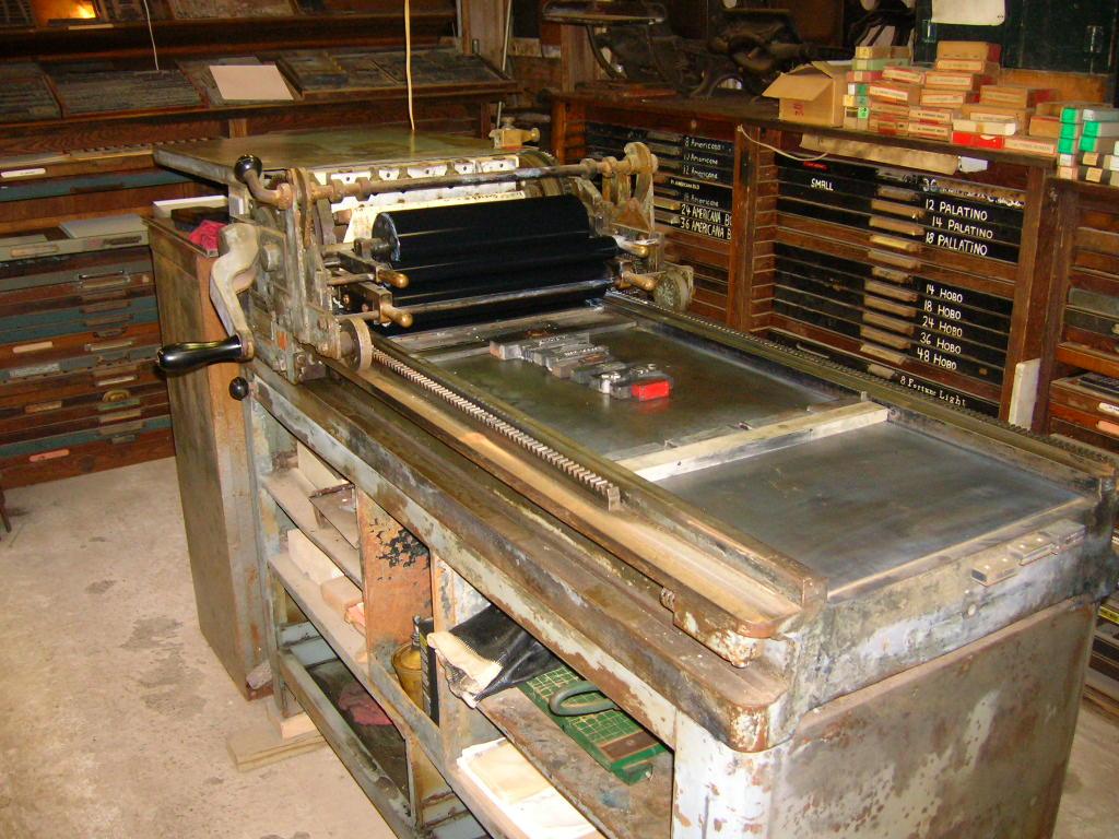 Vandercook Proof Press