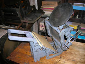 5x8 Kelsey Excelsior Printing Press