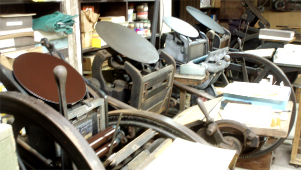 Platen Presses
                      of The Excelsior Press collection