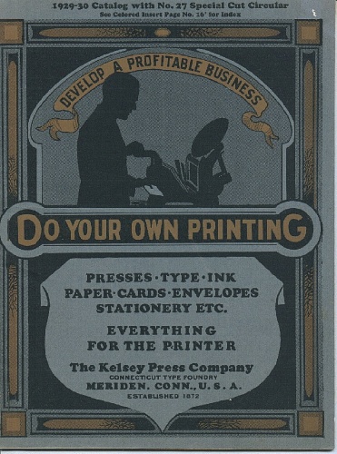 Kelsey Press Company Catalog 1929