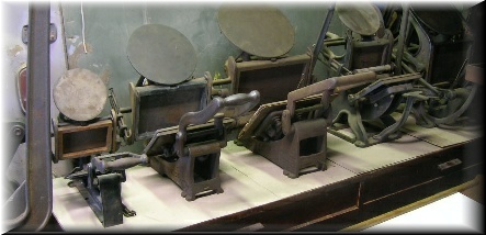 Collection of Kelsey Table Top
                                Printing Presses