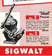 Sigwalt.Ideal.No.3 4x6" Table top
                  press
