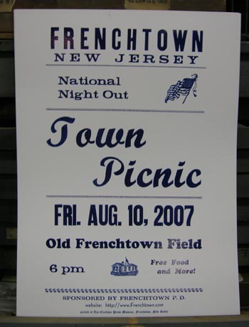 Town Picnic Poster