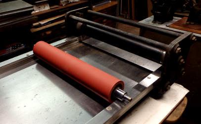 New impression roller for Vandercook
                          Model 099 Galley Proof Press