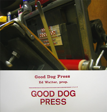 Kelsey Press with fresh
                  proof